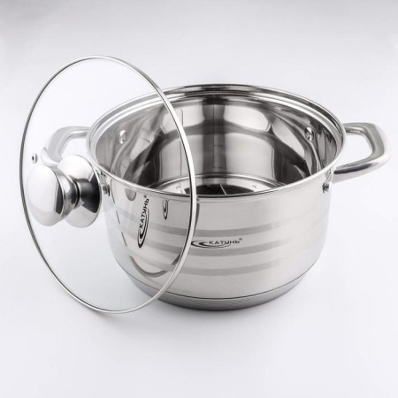 Elis pan, 4.5 l, d = 22 cm, capsule, glass cover-1