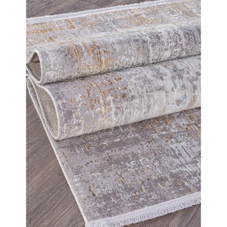 Rectangular carpet Sirma Seattle, size 80x150 cm, Acik Gri/Orta Gri color-1