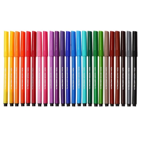 Fleeters 24 colors KOH-I-NOOR 7710/24 "Underwater World", cardboard packaging, euro suspension-1