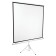 Production screen 200 x 200 cm, Brauberg tripod, matte, on a tripod