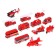 Set of game "Fire Station", cars 12 pieces, road signs, playing field