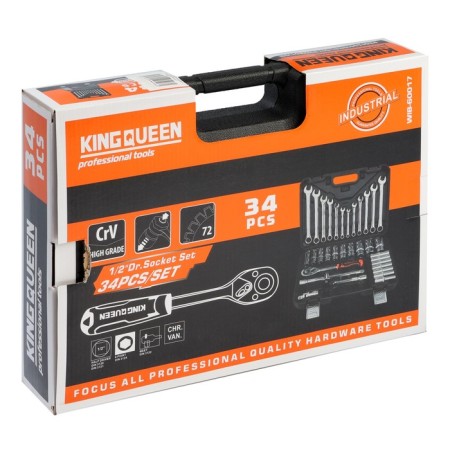 Car tools Kingqueen Wib-60017, 72 tooth, 1/2, 34 subjects-3