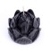 Figure candle "Lotus", 6x4.5 cm, black