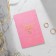 An invitation to a wedding, passport, pink, 10 x 15 cm.