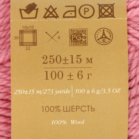 Yarn "Secret of success" 100% wool 250m/100g (266-room)-2