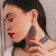 Earrings Metal "LIET LIET", Black color