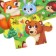 Soft puzzle for kids "Forest animals", 6 parts, crumb I