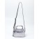 Women's bag, 20*9*12, lightning departure, belt lengths, silver