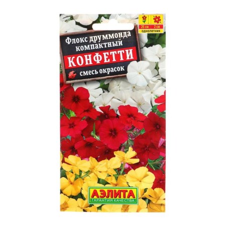 Flowers Flox "Confetti", mixture, o, 01 g