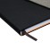 Organizer A5, 140 sheets, cage, cover of the leatherette "style", black