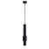 Suspension lamp "Darina" LED 10W 4000K Black 6x6x30-130cm