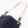 Apron Ethel Minimalist Design 60x70 cm, the color is blue, 100% flax 415 g/m2