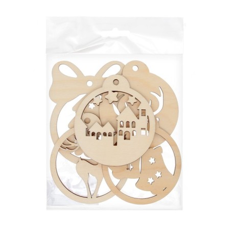 Set for creativity "Wood painting" 5 pcs., With a ribbon-1