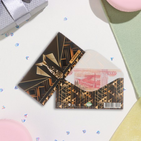 Envenue for money "Luxury" Gitter, Congrev, tie, 17x8 cm