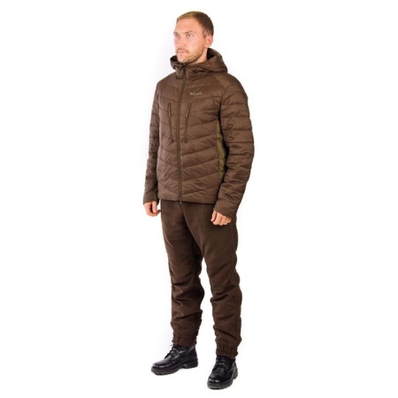 Jacket with hood men's Pride Mangust, nylon, brown, rr 48-50 growth 170-176-2