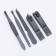 Manicure set, 5 items, in case, black color