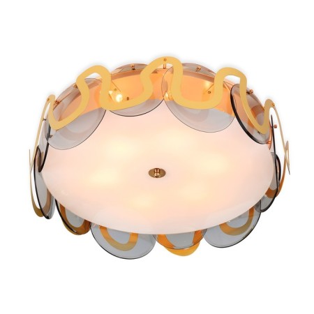 Crowning chandelier with crystal Ambrella Light, Traditional, TR5328, E14, Color Gold-3