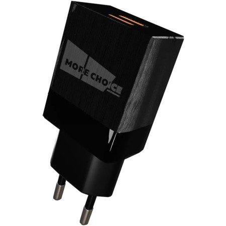 Network charger More Choice NC24M, 2.1A, Micro USB cable, black