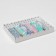 Box for cookies "peas", white, 22 x 15 x 3 cm