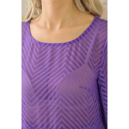 Female dress, size 50, purple color-9