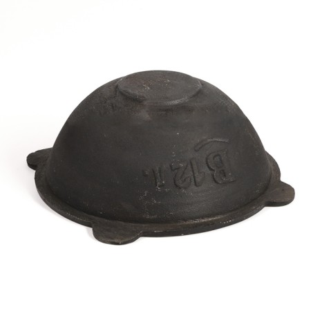 Kazan with a lid, 12 l, flat bottom-4
