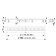 ALCAPAPLAST SIMPLE APZ10-750 drainage groove, with thresholds for a perforated lattice