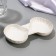 Ceramic “sea shell” saucer, 8.5 x 15 cm., White color