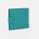 Women's wallet on the button, turquoise color