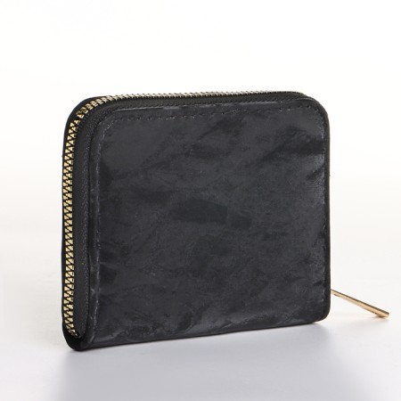 Women's wallet with lightning, black color-1