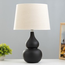 Omole table lamp E27 40W black 30x30x47.5 cm Risalux