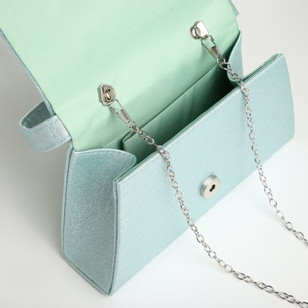 Female bag on a magnet, green color-4