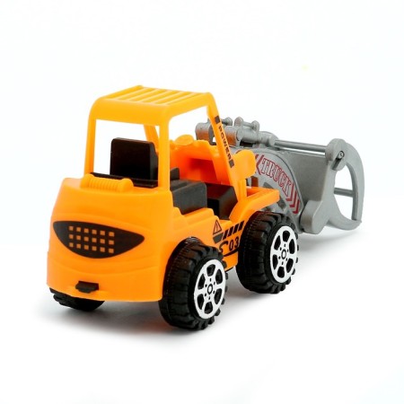 Radio -controlled “Evaciatorial” truck, with a loader, works from batteries, mix-13