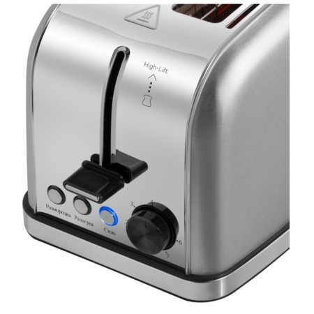 Toster Maunfeld MF-822S, 950 W, 3 modes, 2 toasts, stainless steel, gray-2