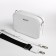 Women's bag over the shoulder Textura, small size, white color