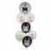 Bouquet of balls “My congratulations. Cats ", latex, foil, set: 7 pcs., Mix