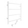 Electric towel Zein PE-03, Electra, 500x600 mm, 4 crossbars, white