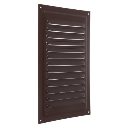 Ventilation grate Zein Lux RM2030KR, 200 x 300 mm, with a grid, metal, brown-4