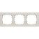 Frame for 3 posts WL04-FRAME-03-VORY, ivory color