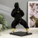 Collectible doll "Black ninja with a sword" 25x12.5x12.5 cm