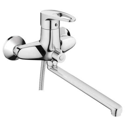 Fashun A2265 bath mixer, single -leaf, pour 320 mm, with shower, chrome