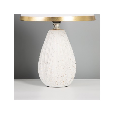 Table lamp "Tenderness" 1x40W E14 white/gold 20x20x34cm-3