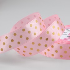Satin tape with embossing 