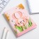 Notepad A6, 32 l. In the cage "from March 8, tulips"
