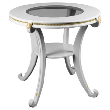 Gloria Gloria table, 740x740x650, dairy oak