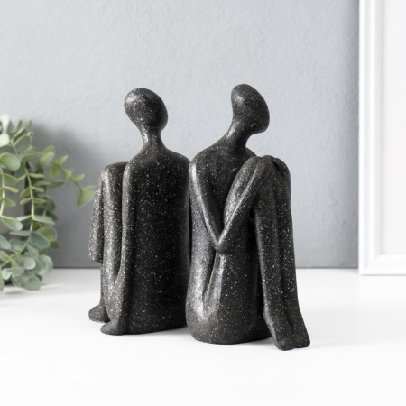 Polystone souvenir "close - far" black set 2 pcs 9x19x19.5 cm-4