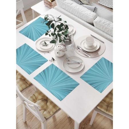 Set of napkins for setting the table "Illusory tunnel", rectangular, size 32x46 cm, 4 pcs