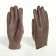 Gloves are female, dimensionless, without insulation, brown color