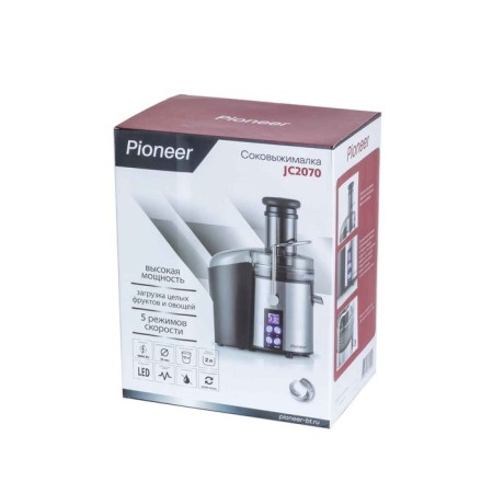 Pioneer JC2070, 1000W, 5 speeds, 1100 ml, black and silver color-6