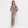 Home female set (jumper/pants), coffee color, size 48