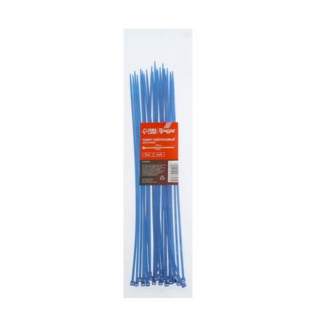 Nylon screed 3.6x250 mm tundra, blue, 25 pcs-1